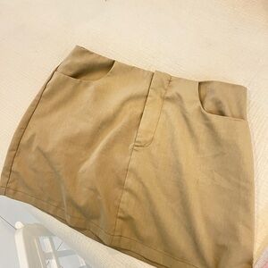 Beige skirt